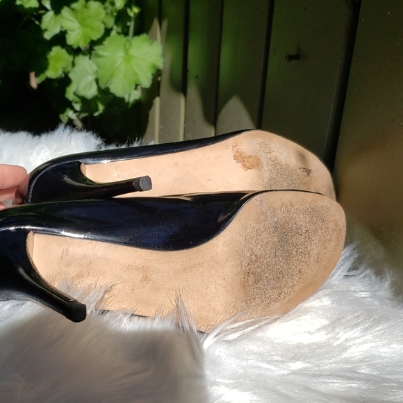 Stuart Weitzman Pump Peep Toe Patent Leather - Picture 6 of 6